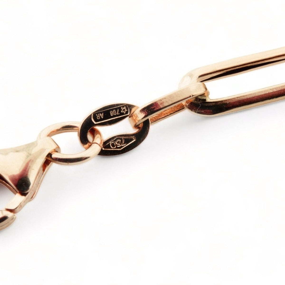 Ankerkettenarmband - 750 Rosegold aus Italien - Gold Dittrich