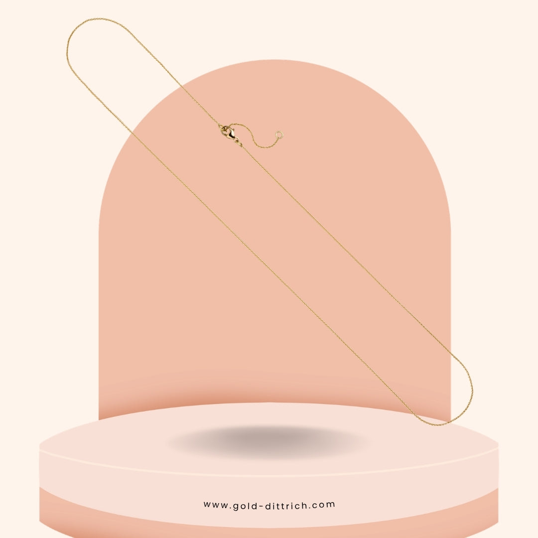 Ankerkette 0,6 mm - 750 Gold