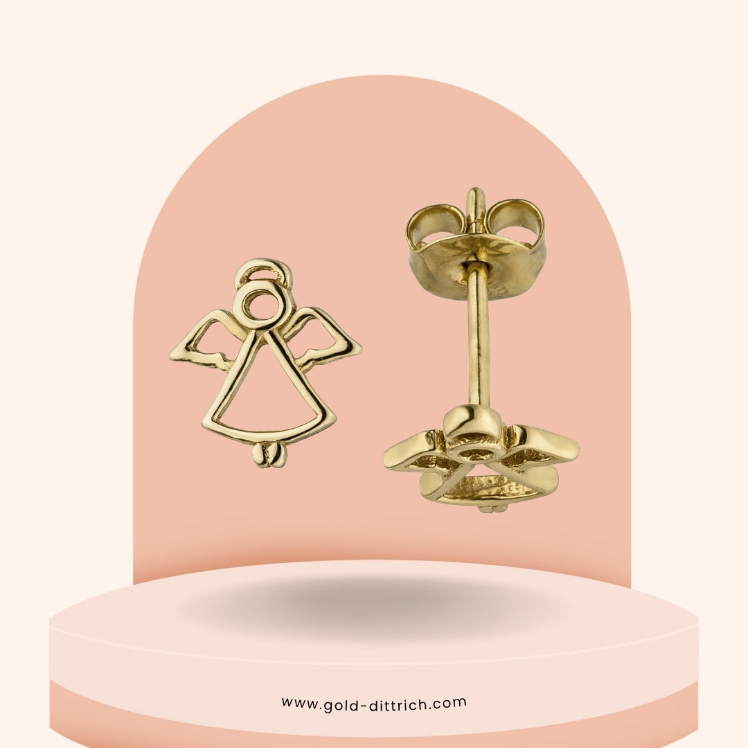 Engel-Ohrstecker - 333 Gold - Gold Dittrich