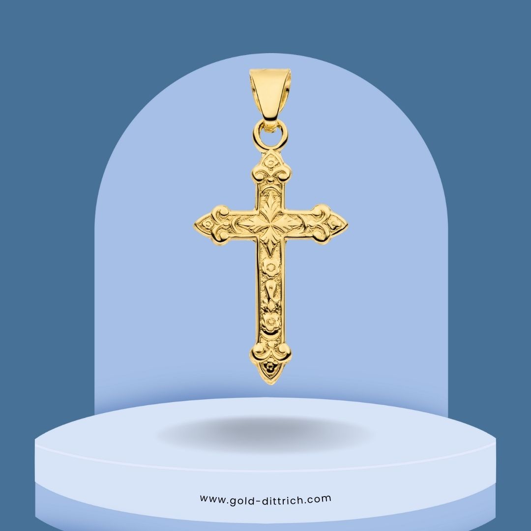 Kreuzanhänger – 333 Gold