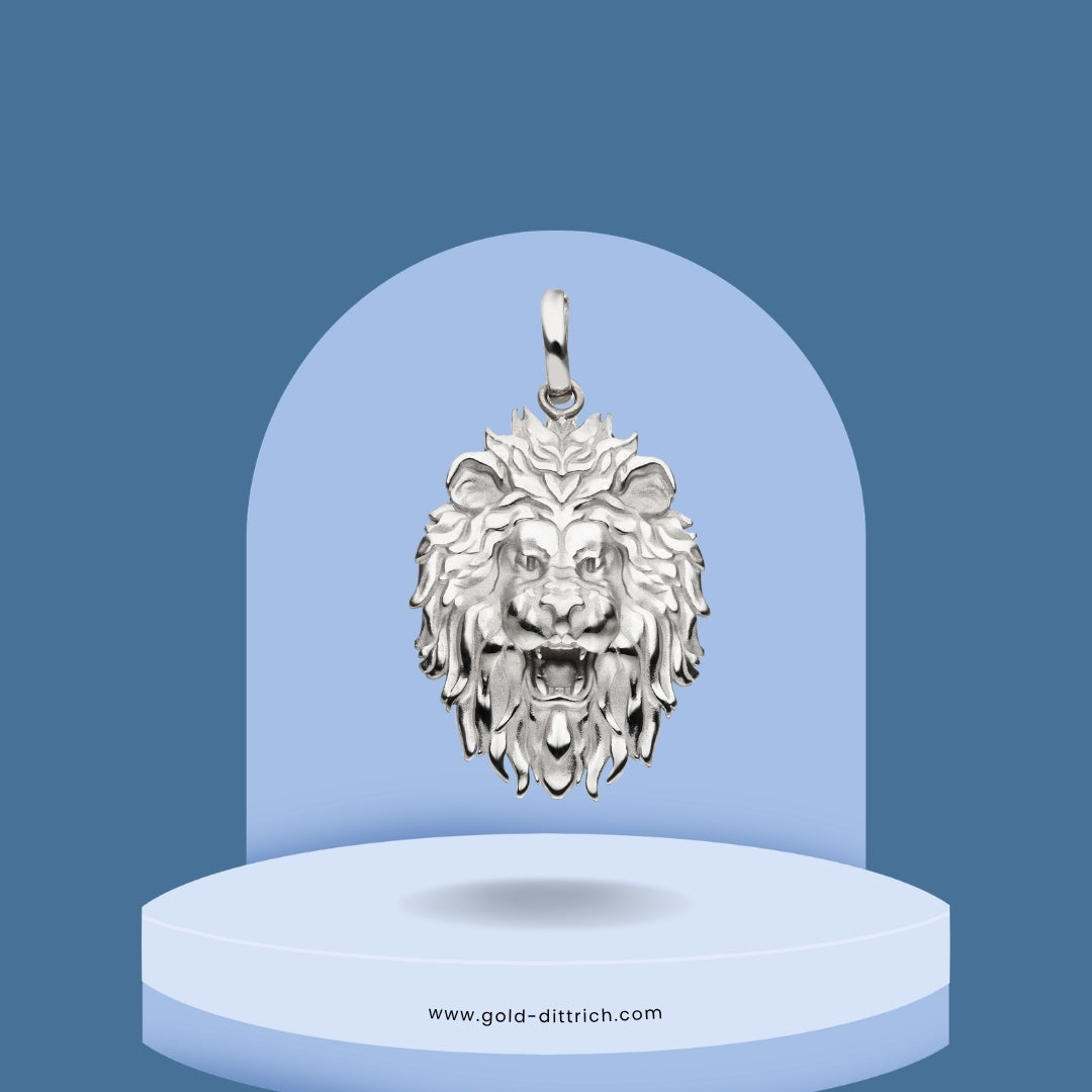 Löwen Anhänger - 925 Silber