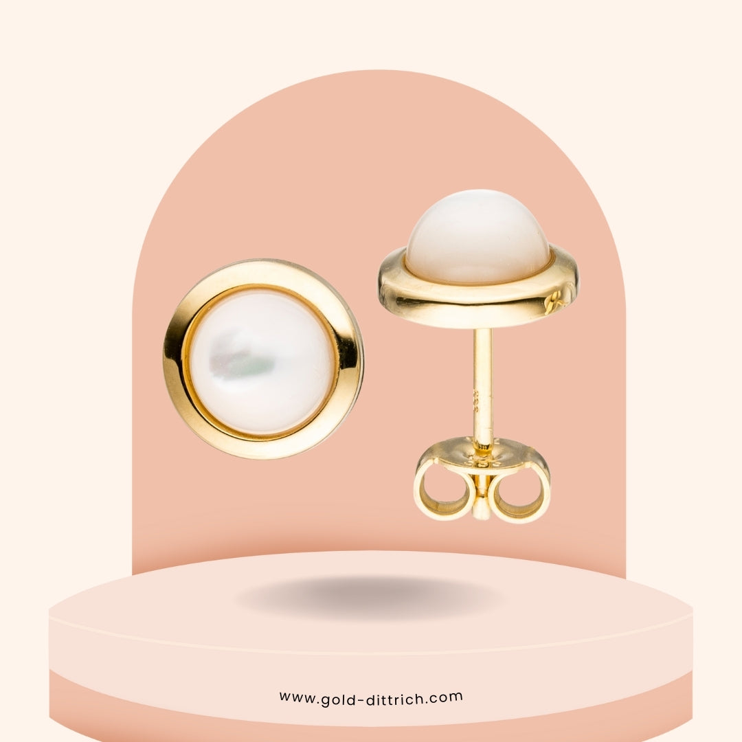 Ohrstecker Permutt-Steine - 333 Gold - Gold Dittrich