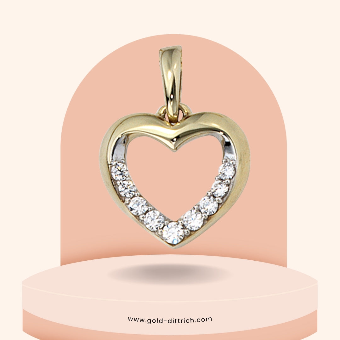 Schmuck-Set Herz – 333 Gold