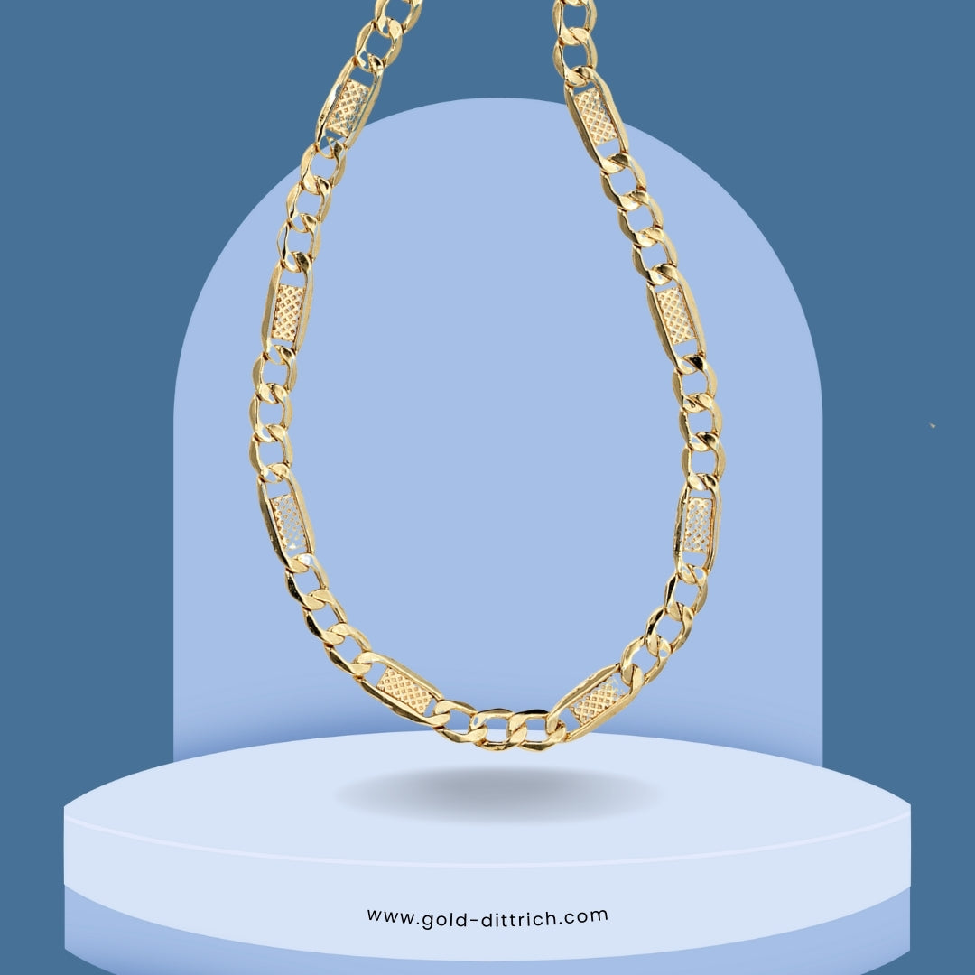 Panzer-Steg 333 Gold - Kette