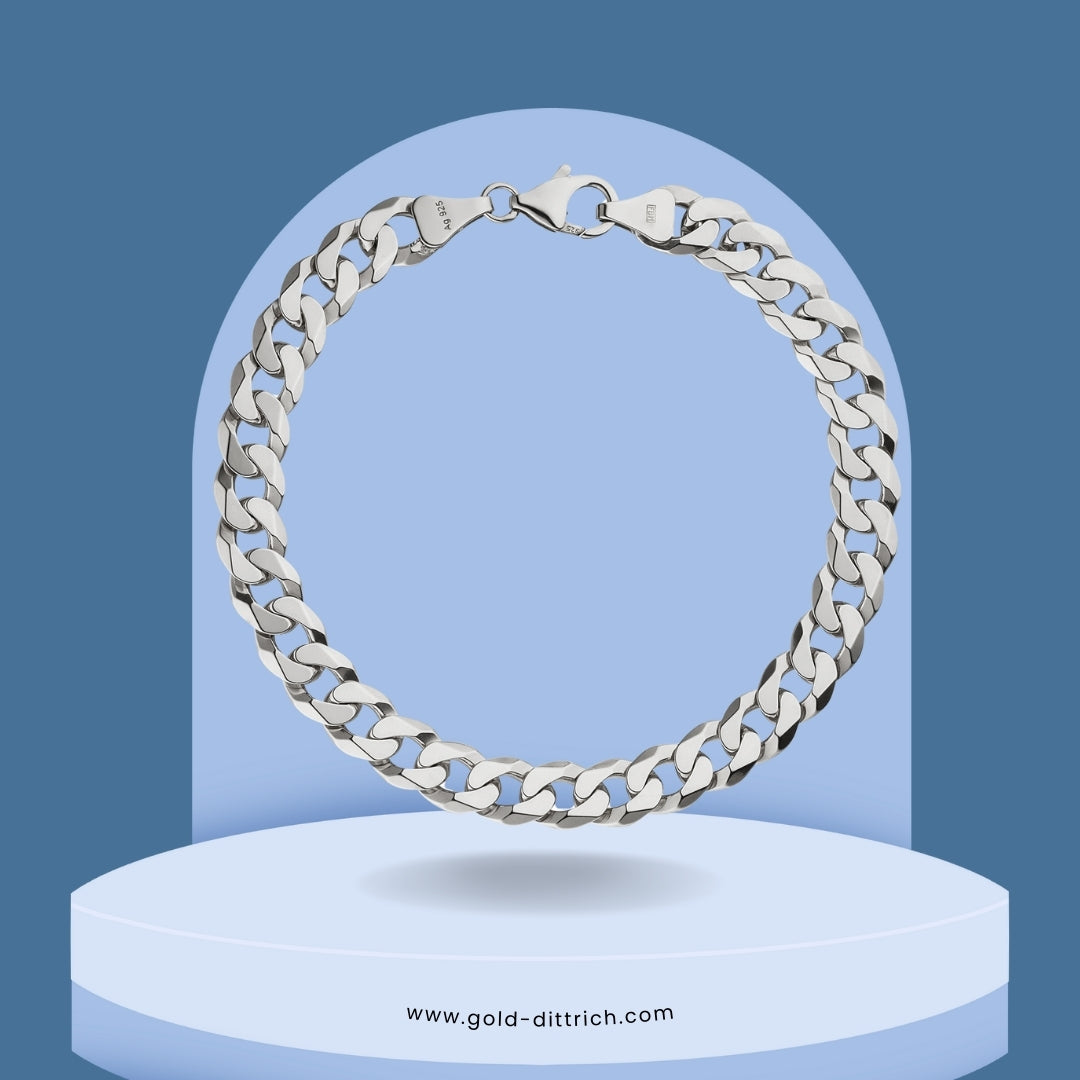 Panzerarmband - 925 Silber
