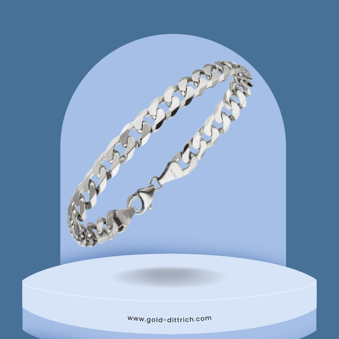 Panzerarmband - 925 Silber