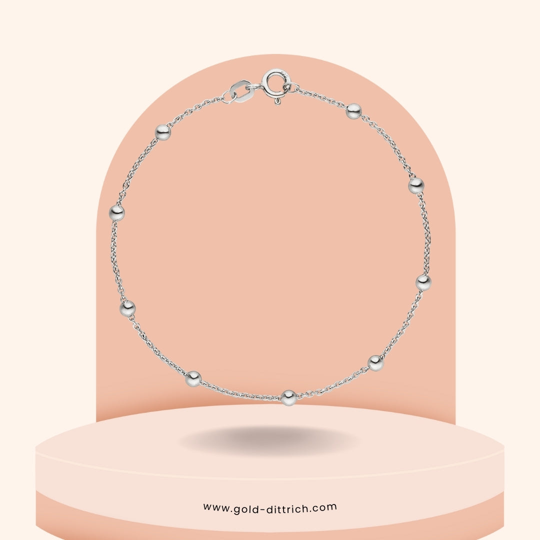 Armband mit kleinen Kugeln - 925 Silber