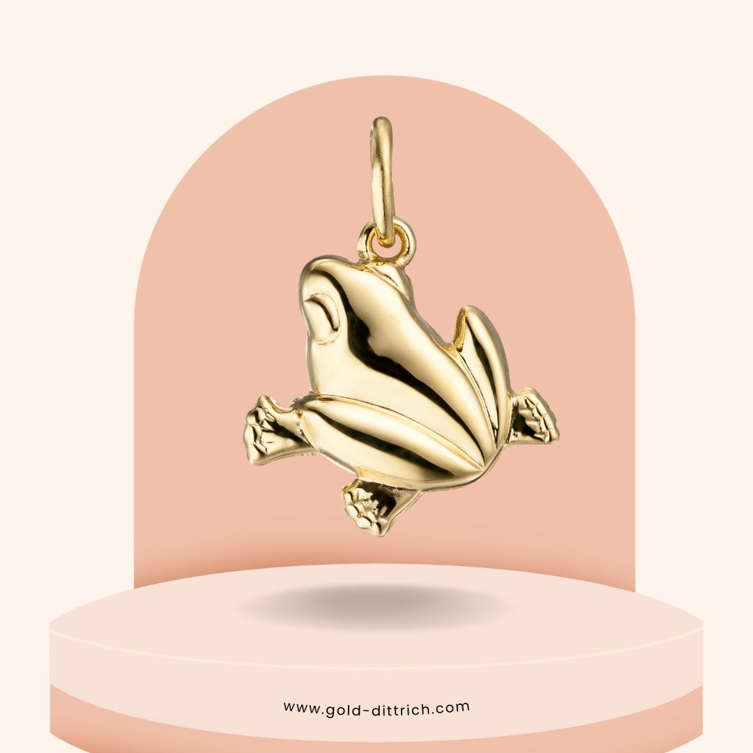 Anhänger Frosch – 333 Gold