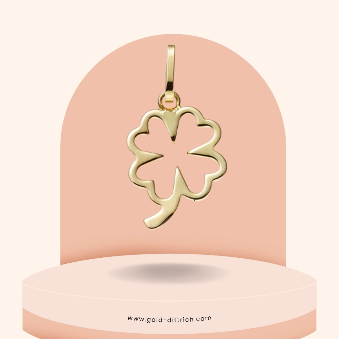 Anhänger Kleeblatt – 333 Gold