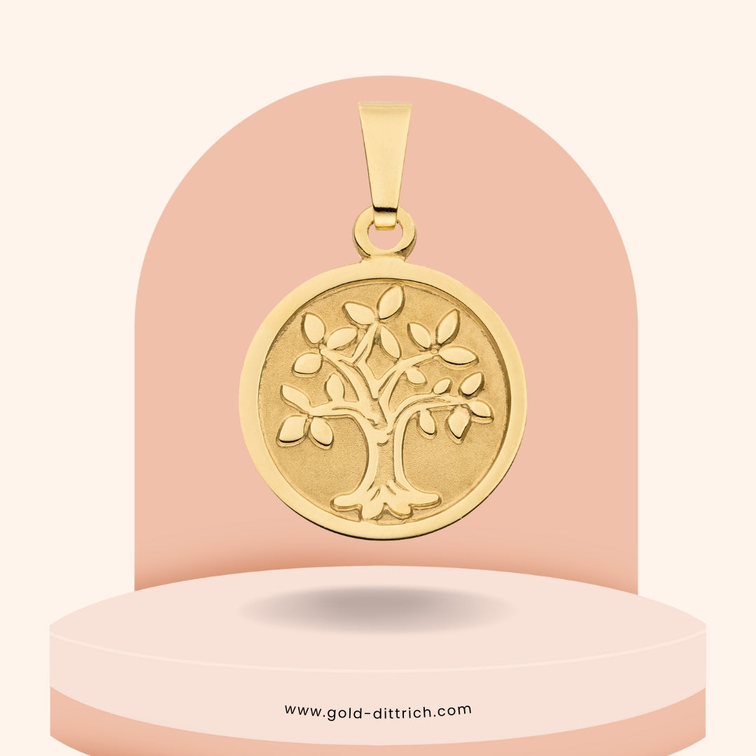 Anhänger Lebensbaum - 333 Gold