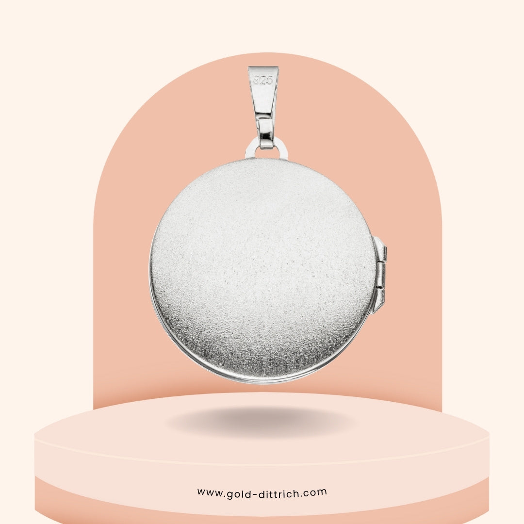 Anhänger Lebensbaum Medaillon - 925 Silber