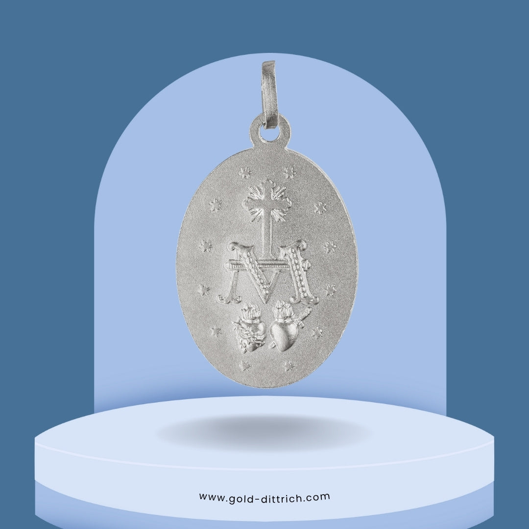 Anhänger Milagrosa oval – 925 Silber