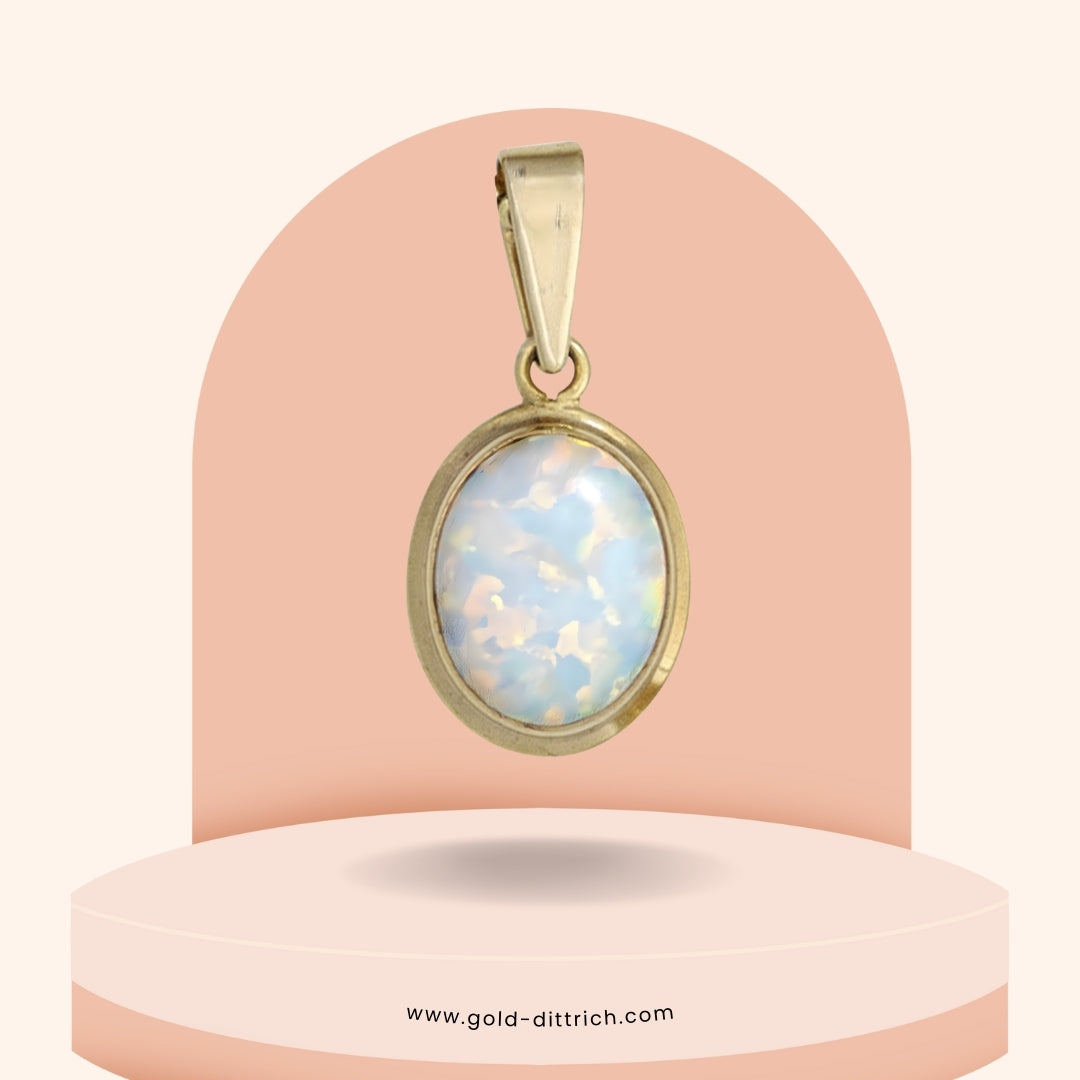 Anhänger Opal – 333 Gold
