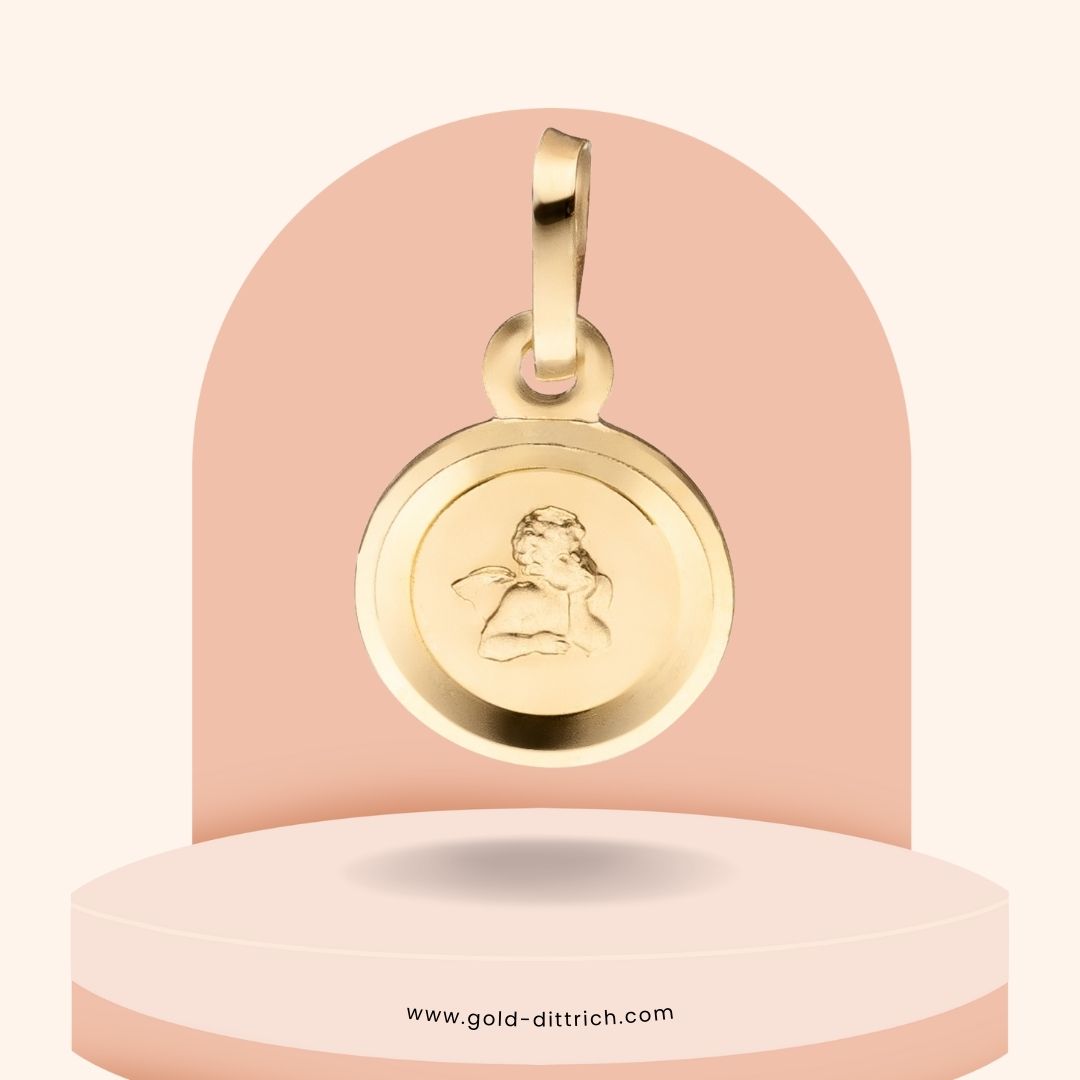 Anhänger Schutzengel – 333 Gold