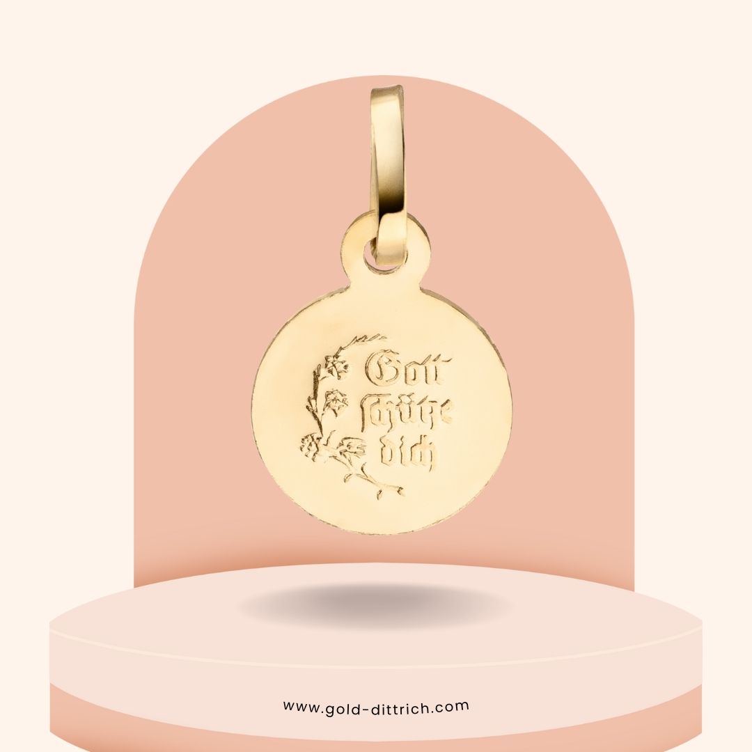 Anhänger Schutzengel – 333 Gold