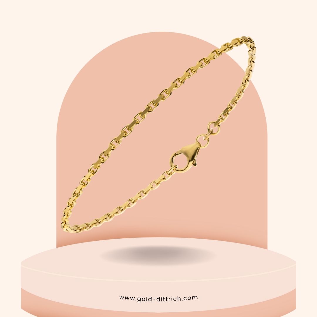 Ankerarmband 18,5cm - 333 Gold