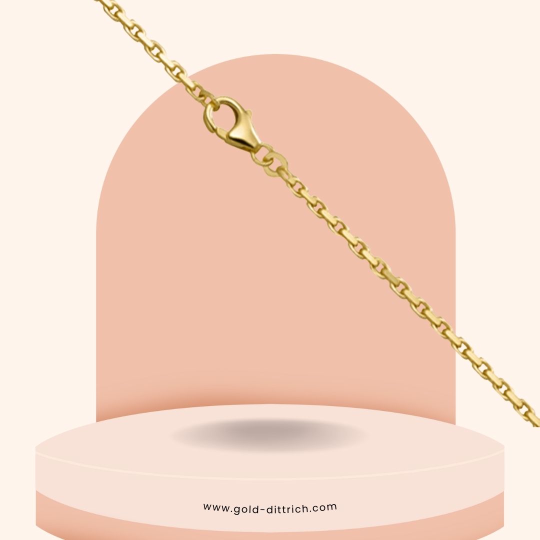 Ankerkette 45cm - 333 Gold