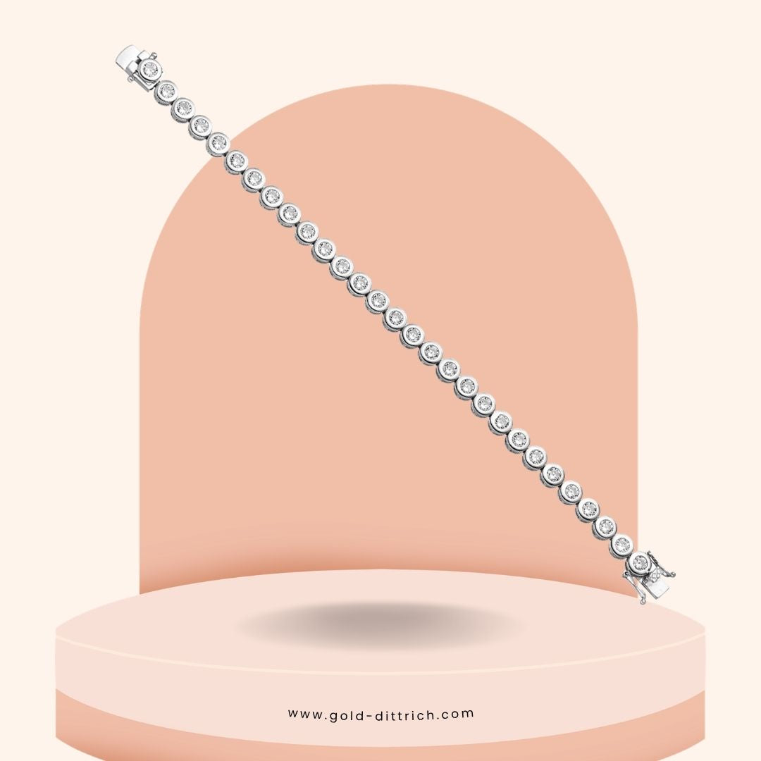 Armband 29 Zirkonia 19cm - 925 Silber