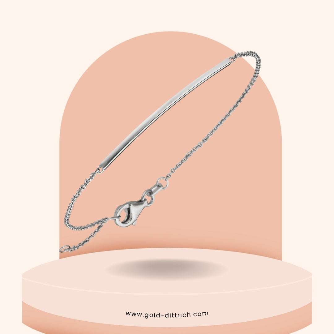 Armband 18 cm - 585 Weißgold