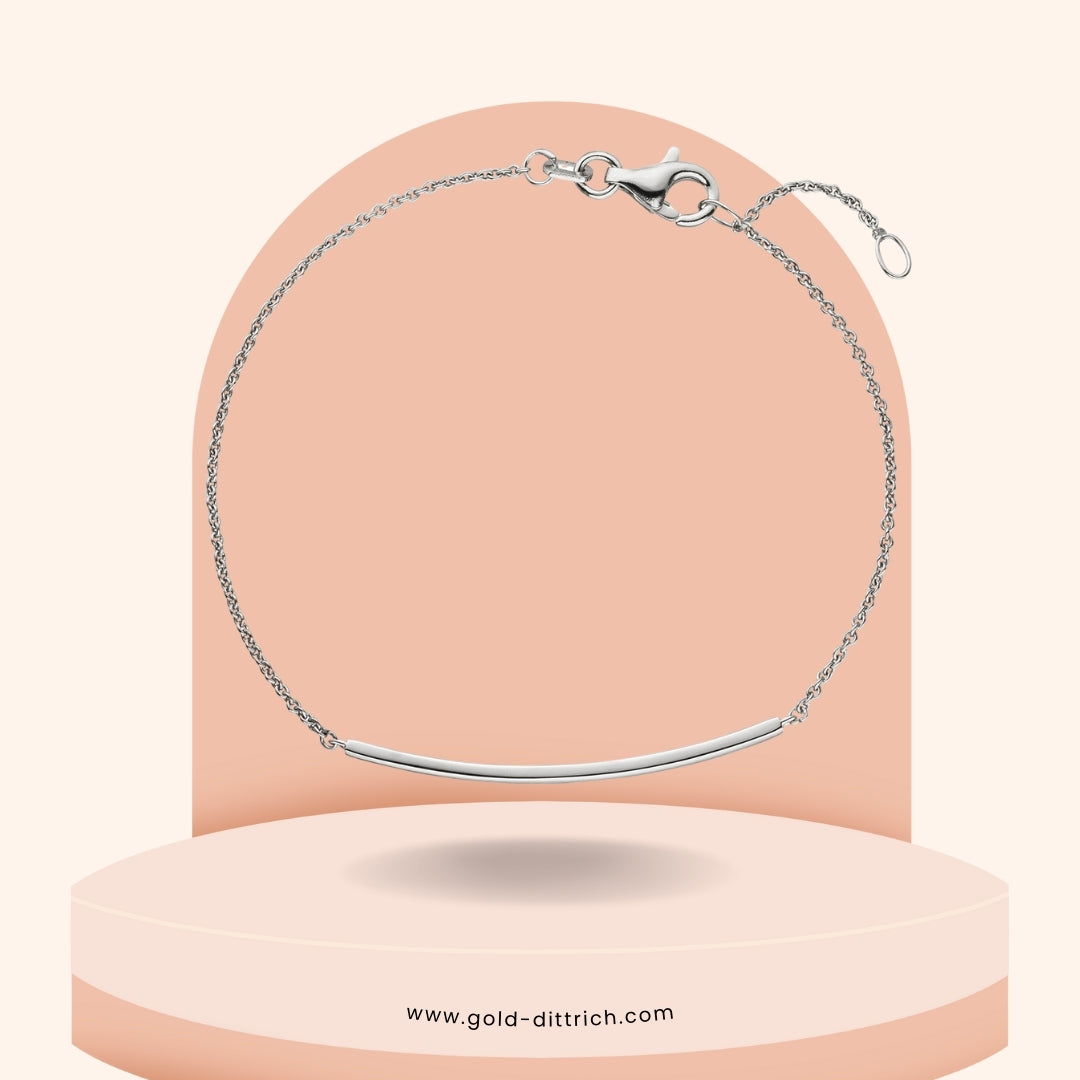 Armband 18 cm - 585 Weißgold