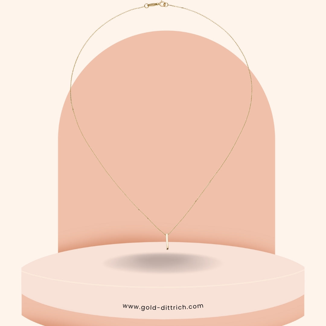 Collier Stab 42cm - 375 Gold - Gold Dittrich