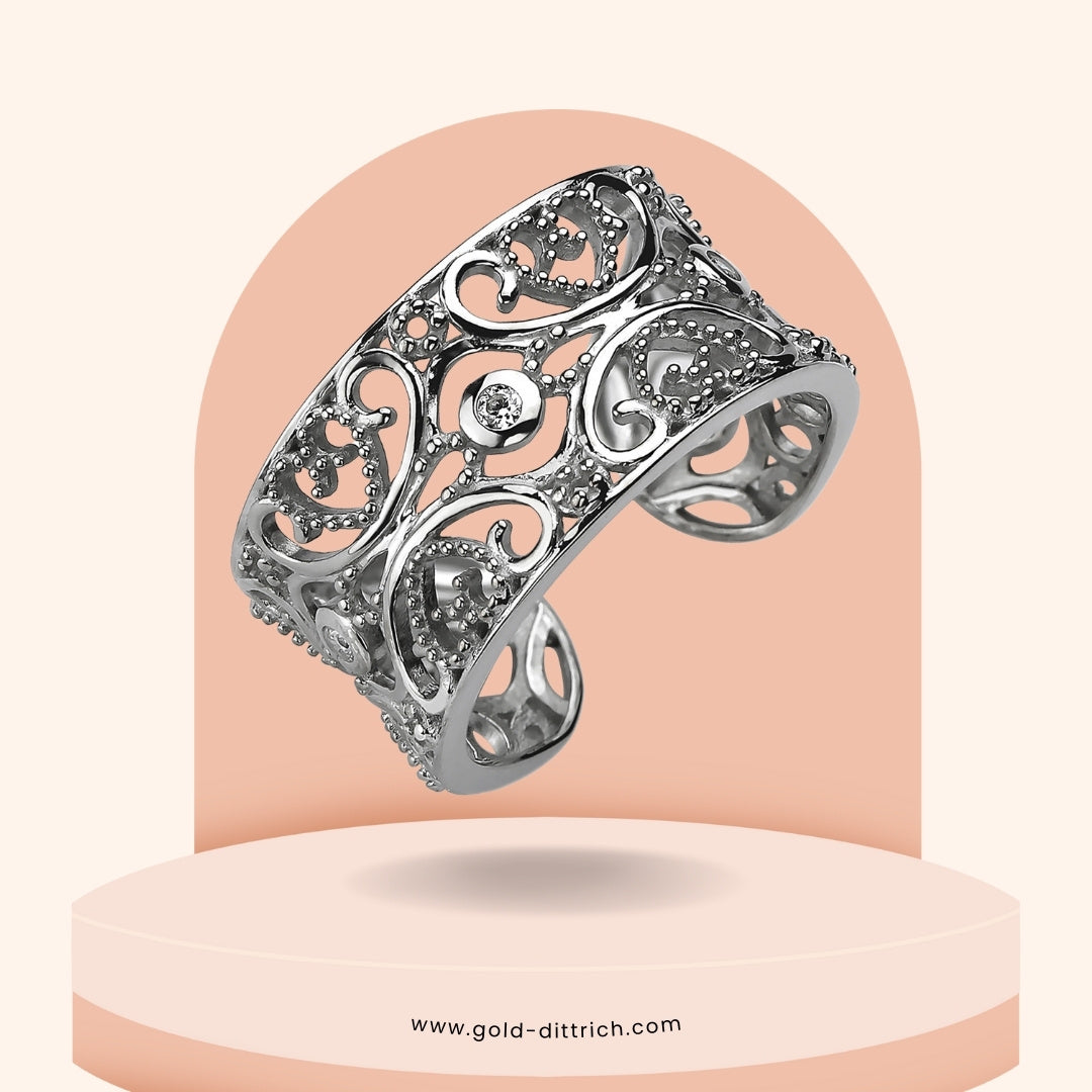 Damenring Offen - 925 Silber