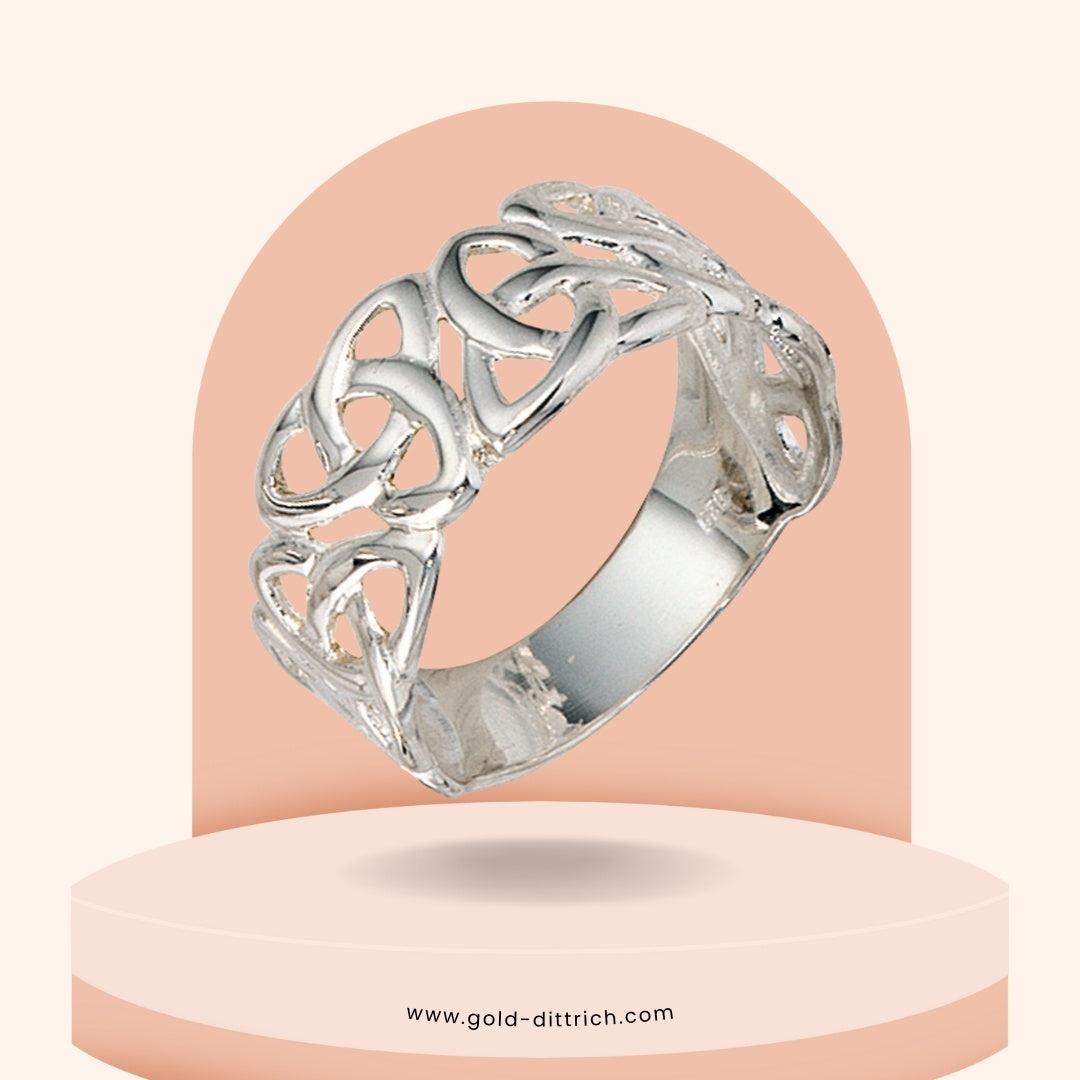 Damenring Ornamentmuster - 925 Silber