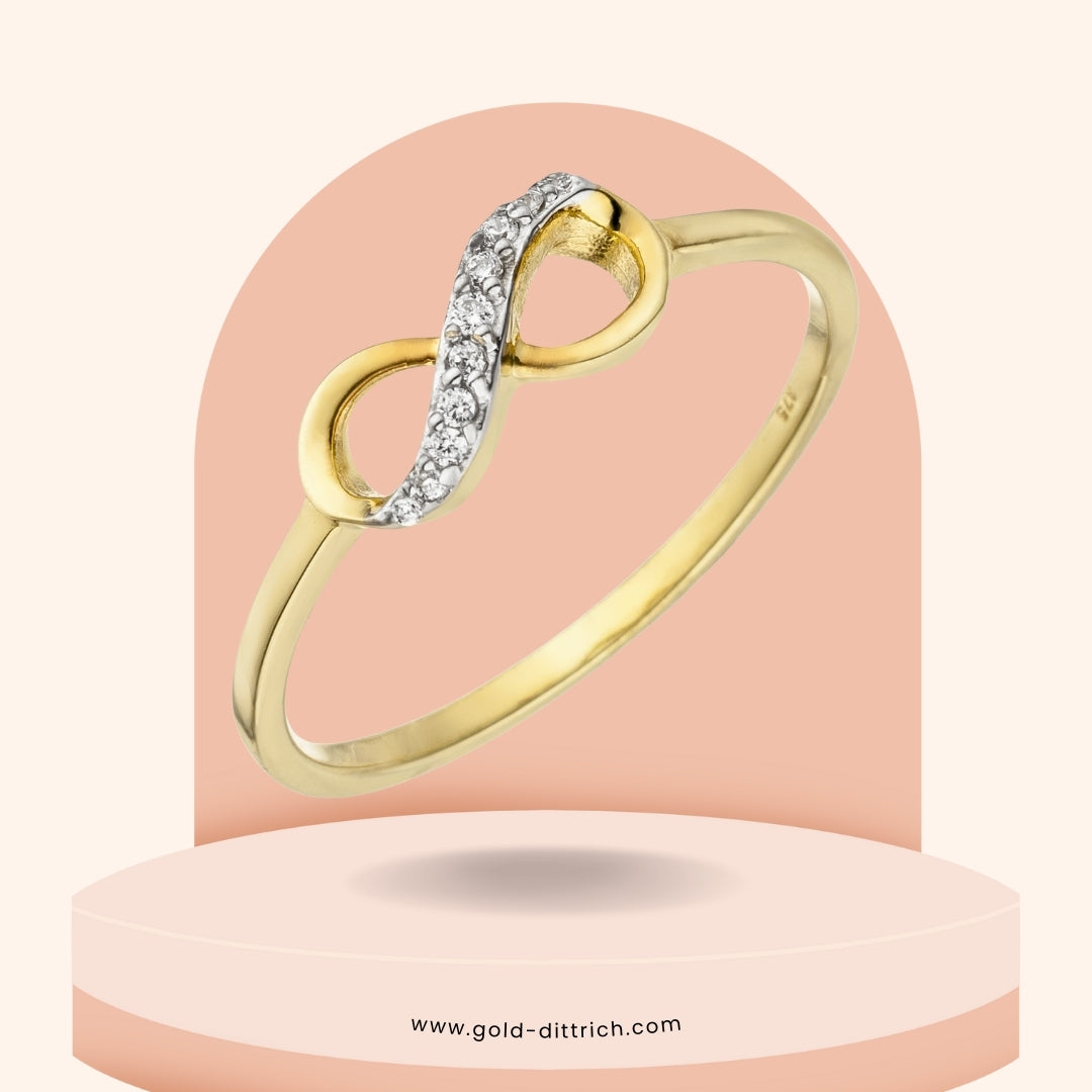 Damenring Unendlichkeit - 375 Gold - Gold Dittrich