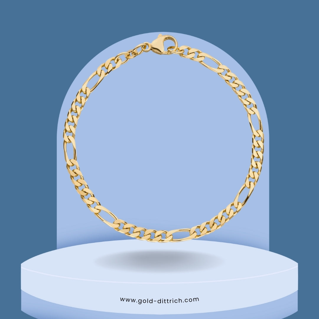 Figaroarmband 21 cm - 333 Gold - Gold Dittrich