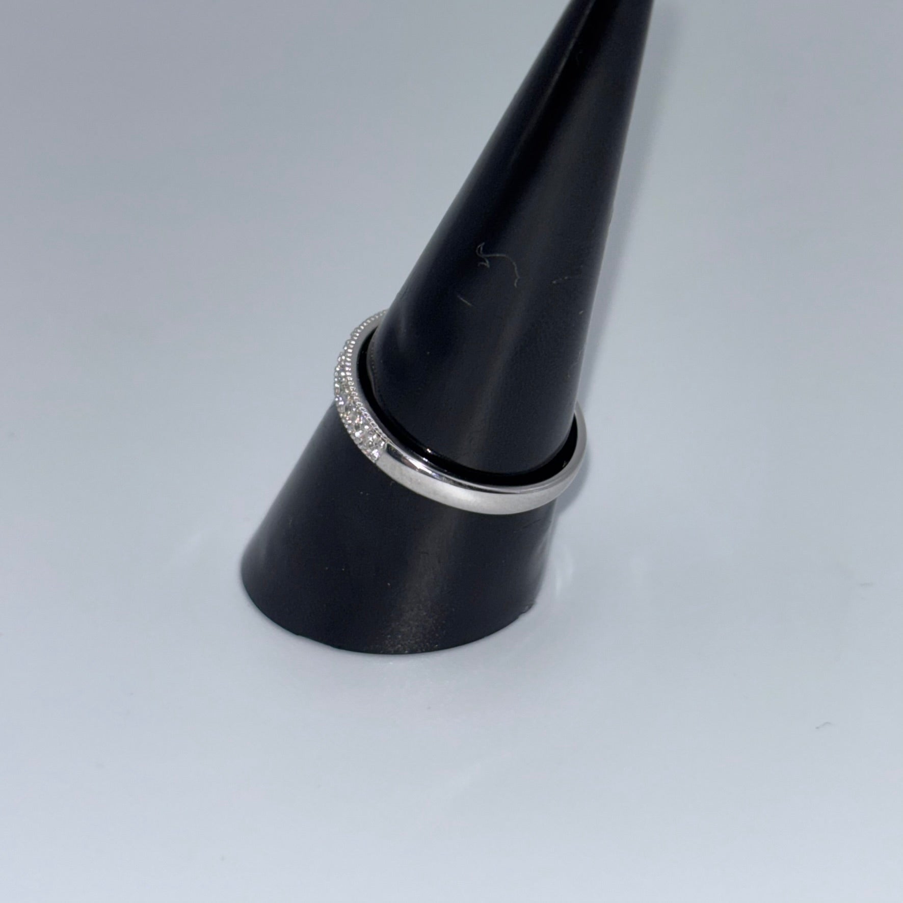 Damenring 585 Weißgold mit Diamanten 0,2 ct, Gr. 56 – von Christ (gebraucht)