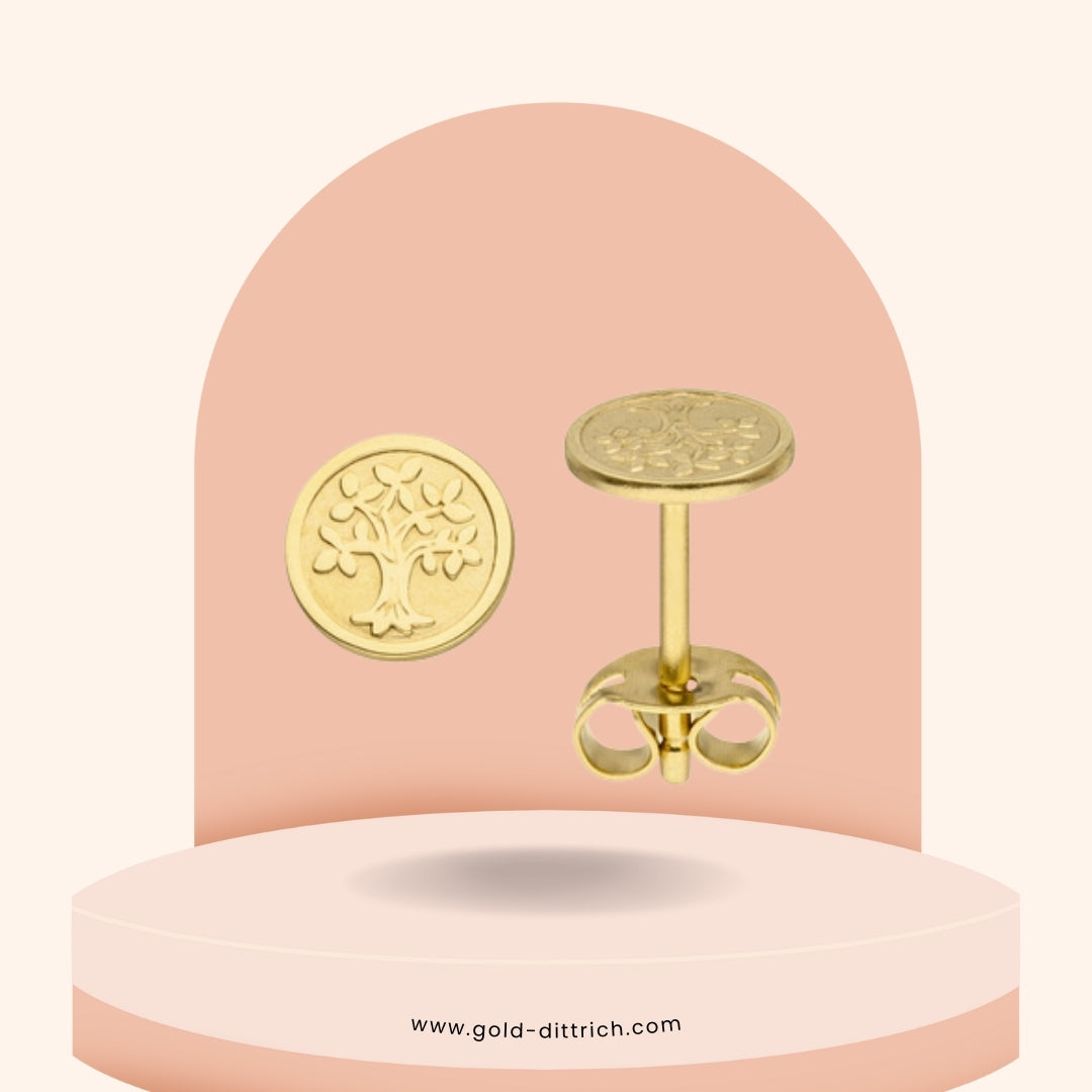 Ohrstecker Lebensbaum - 333 Gold - Gold Dittrich