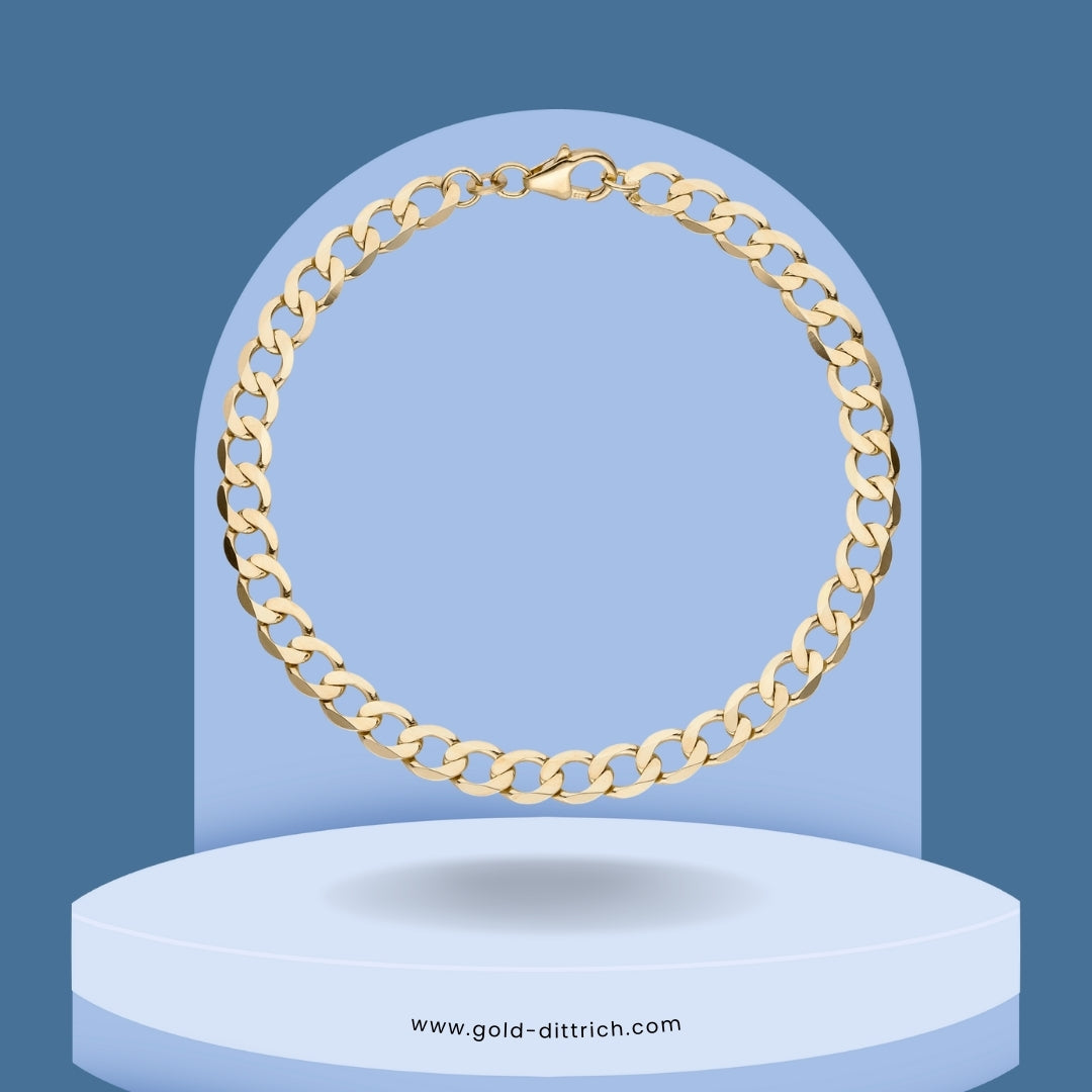 Panzerarmband 21 cm - 333 Gold - Gold Dittrich