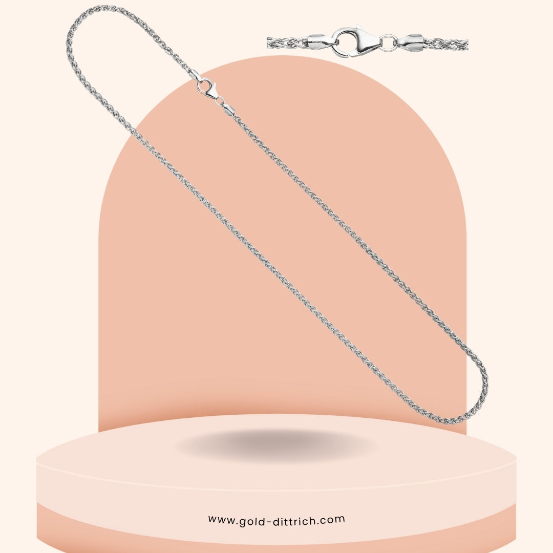 Zopfkette 2,2 mm - 925 Silber